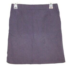 Banana Republic Purple Blue Gathered Mini Skirt Size 00P Petite Elastic Waist